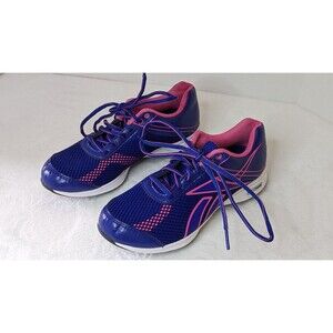 Reebok Womens Easytone Sneakers Shoes Purple V52322 Walking Geometric Mesh (5-M)